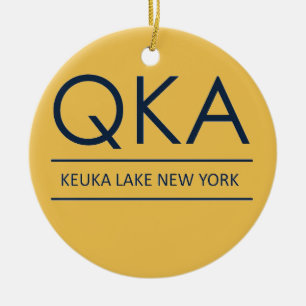 Ornamento De Cerâmica Lago New York de QKA Keuka