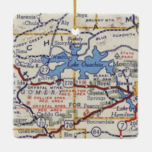 Ornamento De Cerâmica Lago Ouachita