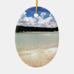 Ornamento De Cerâmica Lagoa Azul