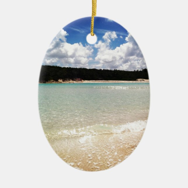 Ornamento De Cerâmica Lagoa Azul (Frente)