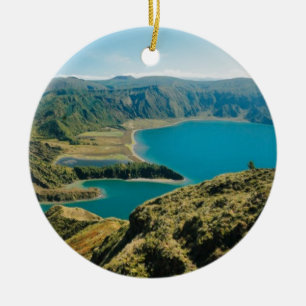 Ornamento De Cerâmica Lagoa faz Fogo, Açores