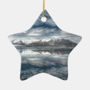 Ornamento De Cerâmica Lagoa glacial de Jokulsarlon, Islândia