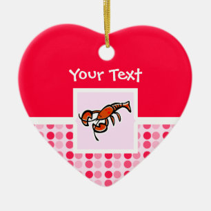 Ornamento De Cerâmica Lagosta bonito