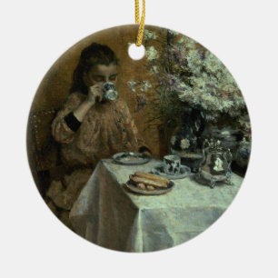 Ornamento De Cerâmica Lanche