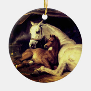 Ornamento De Cerâmica Landseer The Arab Tent