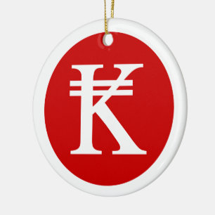 Ornamento De Cerâmica Lao de Laos Kip/sinal Laotian do dinheiro