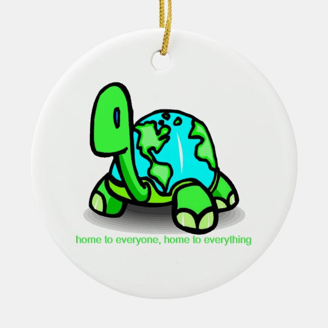 Ornamento De Cerâmica lar para todos (Frente)