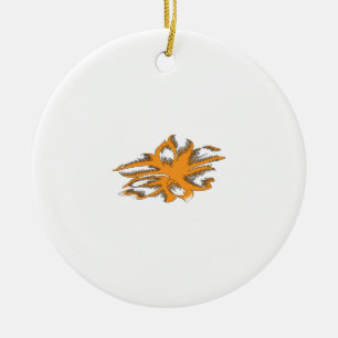 Ornamento De Cerâmica Laranja Amarelo, Orangular, decorativo amarelo