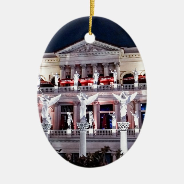 Ornamento De Cerâmica Las Vegas Caesars Palace Forum Architecture Nevada (Frente)