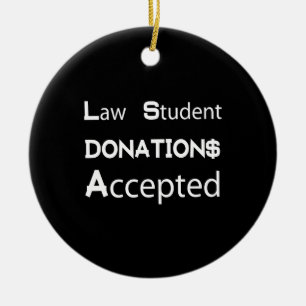 Ornamento De Cerâmica Law Student Donations Accepted