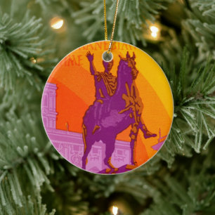 Ornamento De Cerâmica Le Grand Hotel Roma Estátua, Itália, Viagem Vintag