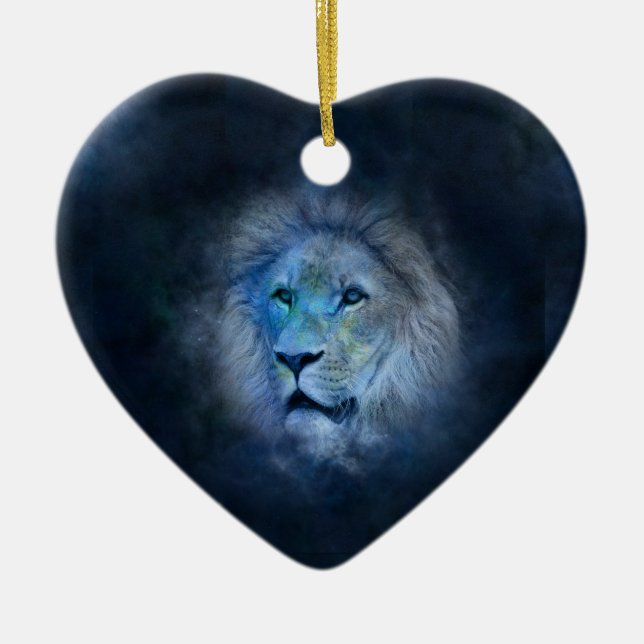 Ornamento De Cerâmica leão (Frente)