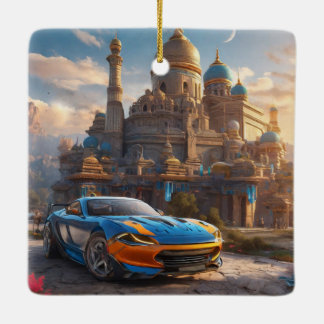 Ornamento De Cerâmica Legal monastério de super carro