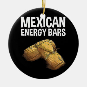 Ornamento De Cerâmica Legal Tamale Para Homens Masa Corn Flour Fiesta