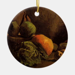 Ornamento De Cerâmica Legumes e Frutas de Vincent van Gogh