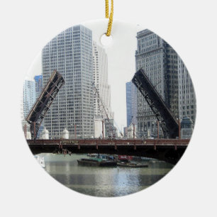 Ornamento De Cerâmica Lembrança de Chicago…