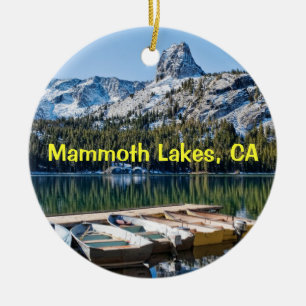 Ornamento De Cerâmica Lembrança de Mammoth Lakes