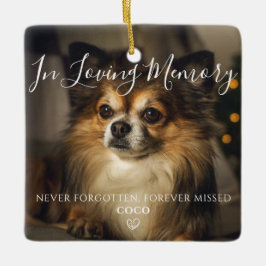 Ornamento De Cerâmica Lembrança Personalizada de Animais de Estimação Me