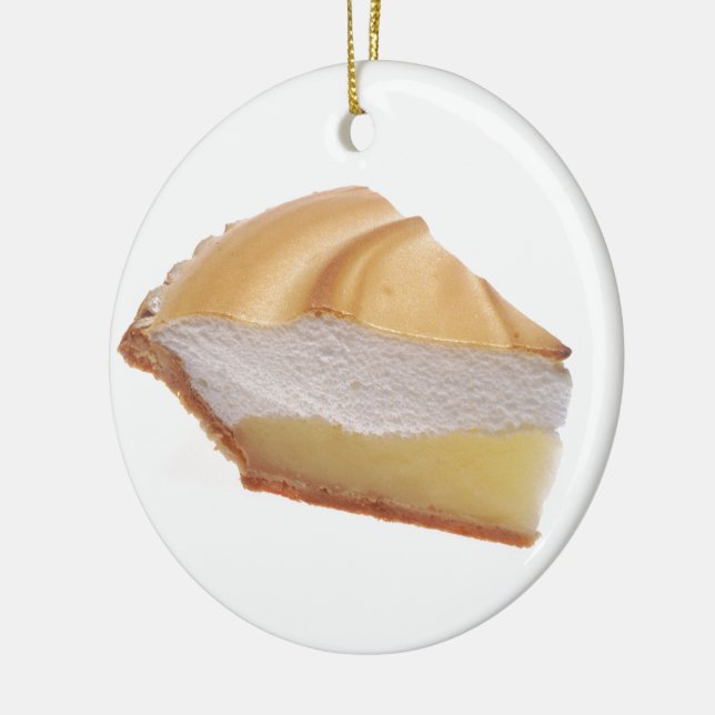 Ornamento De Cerâmica Lemon Meringue Pie (Esquerda)