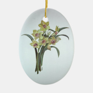 Ornamento De Cerâmica Lent Lily
