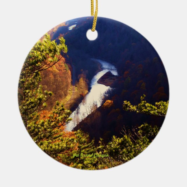 Ornamento De Cerâmica Leo Harrison Rua Pk~Pa Grand Canyon (Frente)
