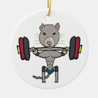 Levantamento de Peso de Rato de Gym