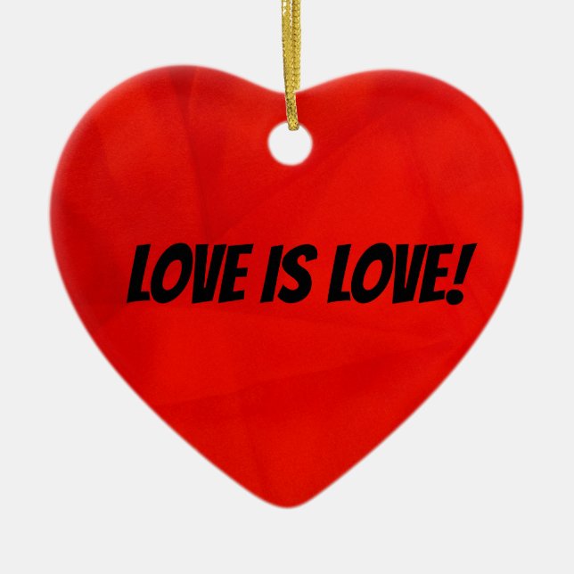 ORNAMENTO DE CERÂMICA LGBT (Frente)