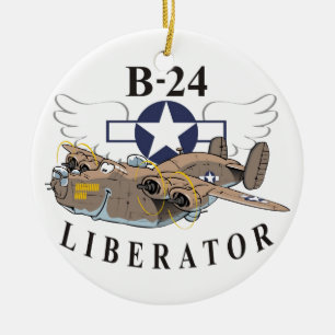 Ornamento De Cerâmica Libertador B-24