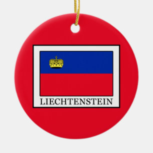 Ornamento De Cerâmica Liechtenstein