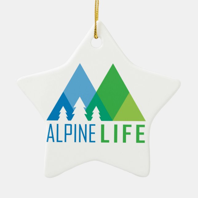 Ornamento De Cerâmica Life Alpina (Frente)