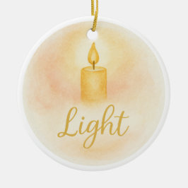 Ornamento De Cerâmica Light Christmas Ornament