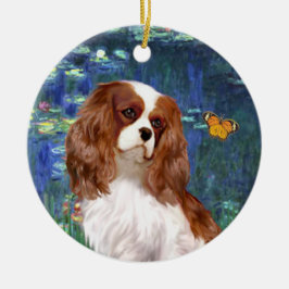 Ornamento De Cerâmica Lilies 5- Cavalier (Blenheim)