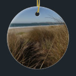 Ornamento De Cerâmica Limantour Beach em Point Reyes National Seashore I<br><div class="desc">Visitámos o Mar Nacional de Point Reyes numa altura em que as praias e trilhas eram, na sua maioria, para nós próprios (exceto para a vida selvagem!). Aqui está uma foto da costa da Califórnia de Limantour Beach num dia ensolarado, mas ventoso. Também foi apresentado como o papel de parede...</div>