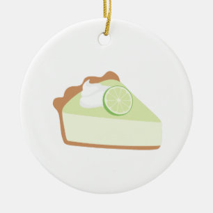 Ornamento De Cerâmica Lime Pie