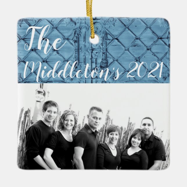 Ornamento De Cerâmica Limite máximo do painel de estanho russo da Ornaçã (Frente)