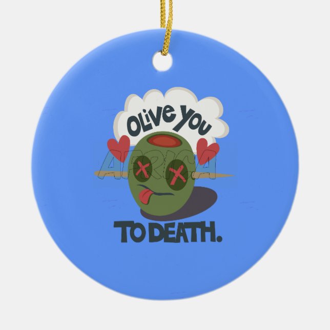 Ornamento De Cerâmica Linda Legal, adoro Arte Africana (Frente)