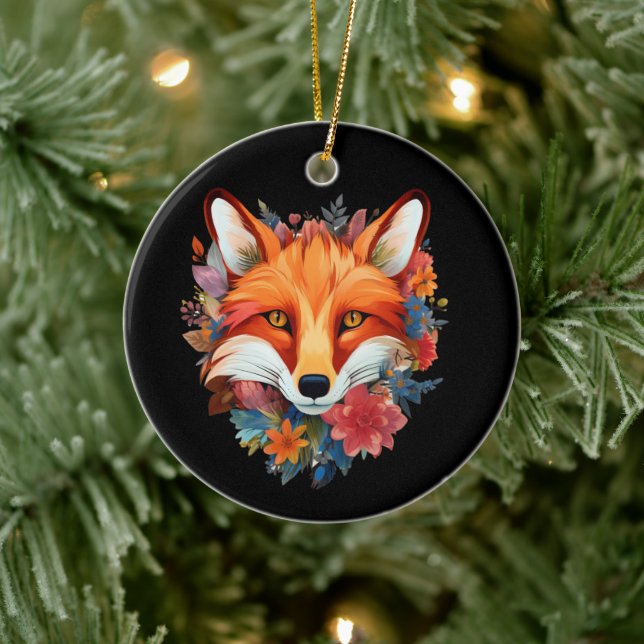 Ornamento De Cerâmica Linda Linda Mola Aquática Flor De Fox (Árvore)