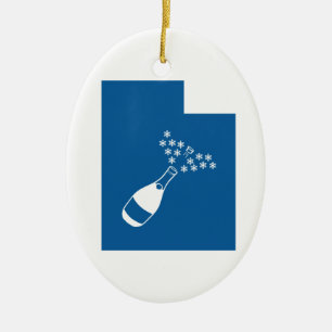 Ornamento De Cerâmica Linda Utah