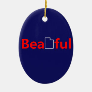 Ornamento De Cerâmica Linda Utah