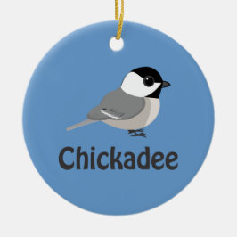 Ornamento De Cerâmica Lindinha Chickadee