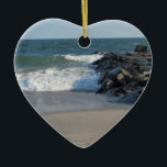 Ornamento De Cerâmica Linha costeira<br><div class="desc">Linha costeira</div>