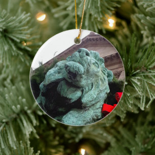 Ornamento De Cerâmica Lion do Sul no Instituto de Arte de Chicago