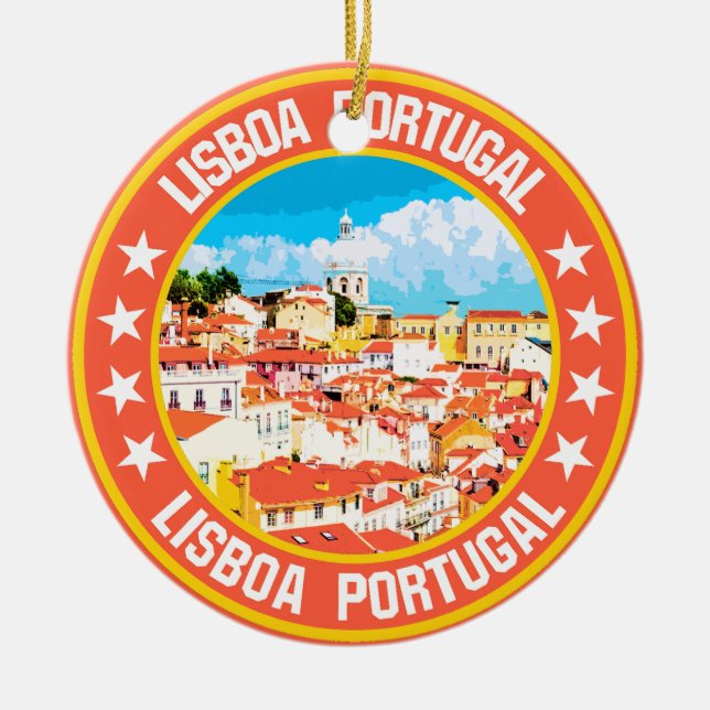 Ornamento De Cerâmica Lisboa (Frente)