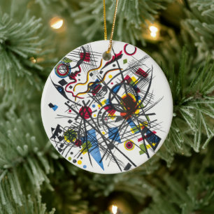 Ornamento De Cerâmica Litografia para Vierte Bauhausmappe por Kandinsky