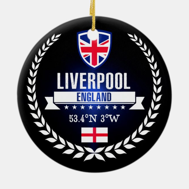 Ornamento De Cerâmica Liverpool (Traseira)