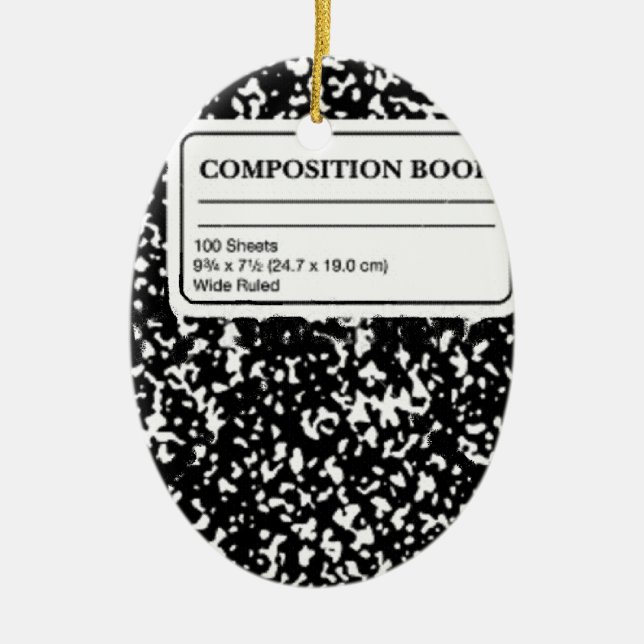 Ornamento De Cerâmica Livro de composição (Frente)