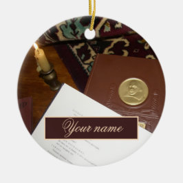 Ornamento De Cerâmica Livros do século passado