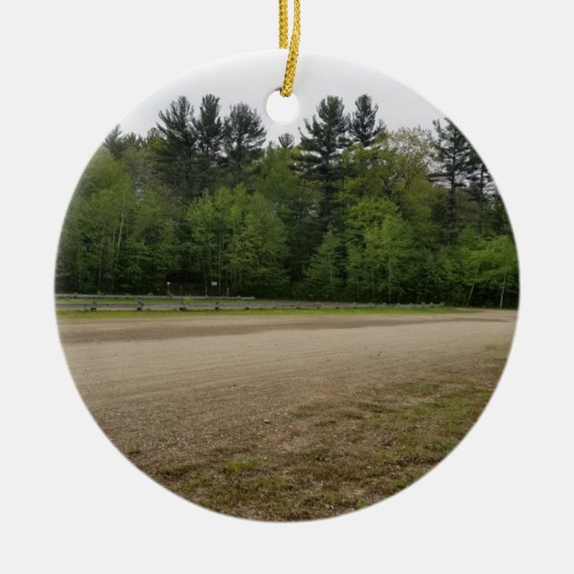 Ornamento De Cerâmica Locais Simples (Frente)