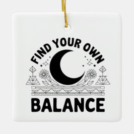 Ornamento De Cerâmica Localizar seu próprio saldo