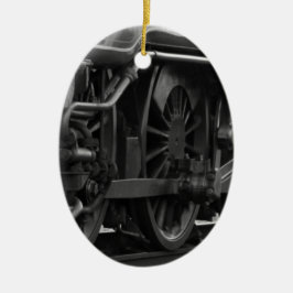 Ornamento De Cerâmica Locomotive Mechanical School